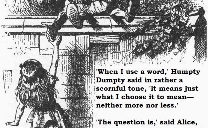 Meaning according to Humpty Dumpty